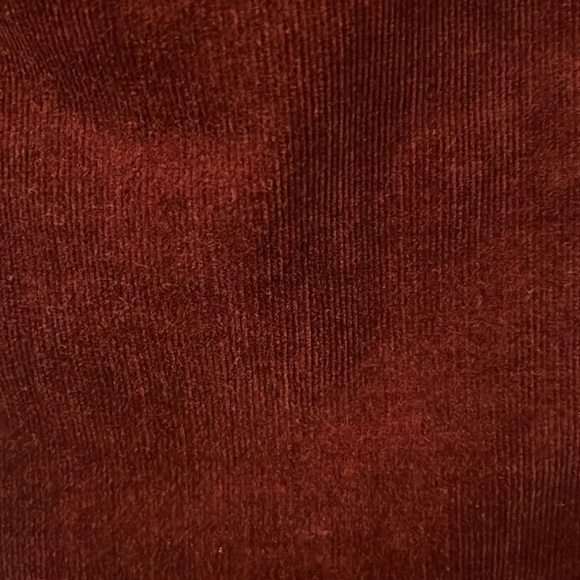 Talbots Womens 8P Burnt Orange Simply Flattering Pocket Straight Corduroy Pants - Picture 5 of 5